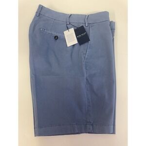 NWT Peter Millar Collection Concorde Garment Dyed Shorts CASA Light Blue 35 $140